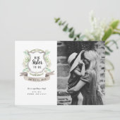 姉のフローラ妊娠写真のお知らせ 案内状 (スタンド正面)