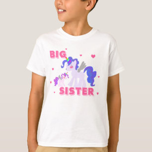 姉のユニコーンのワイシャツのかわいいユニコーン! Tシャツ