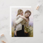 姉の与え妹ピギーバック カード (正面/裏面インサイチュ)