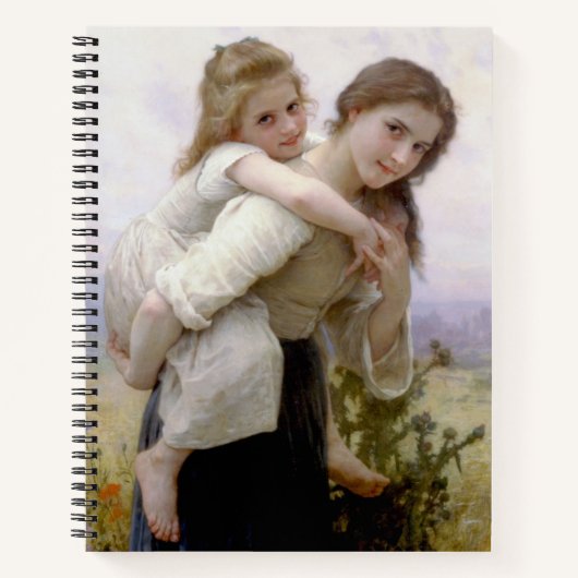 姉の与え妹ピギーバック ノートブック (正面)