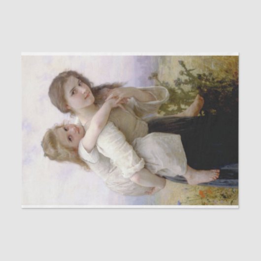 姉の与え妹ピギーバック 薄葉紙 (正面)