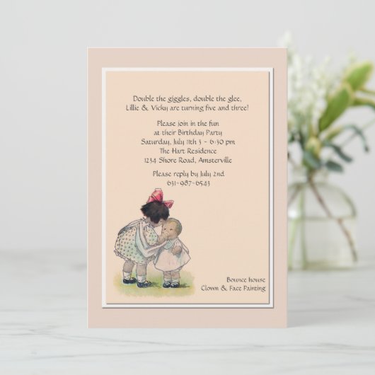 姉の妹の招待状 招待状 (スタンド正面)