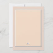 姉の妹の招待状 招待状 (裏面)