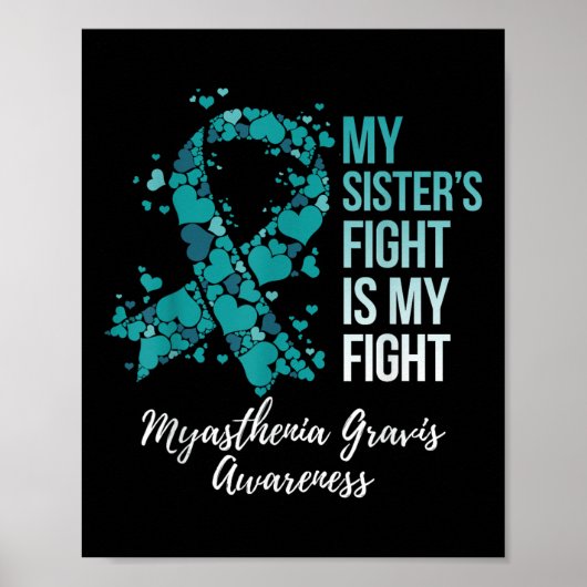姉の戦いは私の戦い重症筋無力症 ポスター (正面)