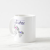 姉の棒の姿 コーヒーマグカップ (正面左)