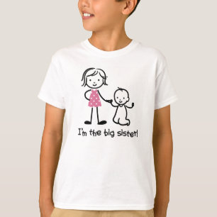 姉の棒は女の子のためのTシャツを計算します Tシャツ