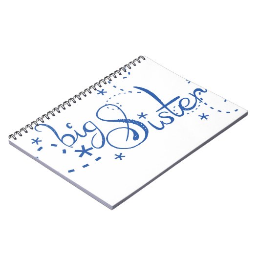 姉の渦巻のデザイン ノートブック (左側)