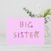 姉の発表、蝶及び花 案内状 (スタンド正面)