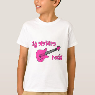 姉の石! ピンクのギターを使って Tシャツ