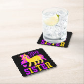 姉の魔法のユニコーン ペーパーコースター (インサイチュ)