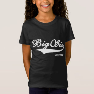 姉の黒のTシャツ(20色で利用できる) Tシャツ