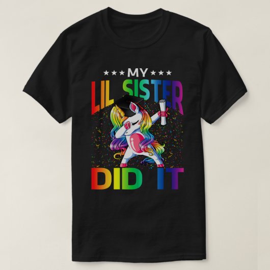 姉は卒業ユニコーンを卒業した Tシャツ (デザイン正面)