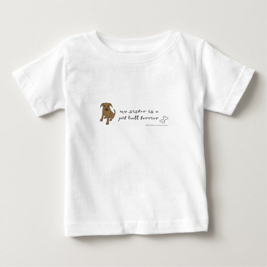 姉は太っている ベビーTシャツ (正面)