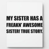 姉は姉素晴らしをもつ フォトプラーク (正面)