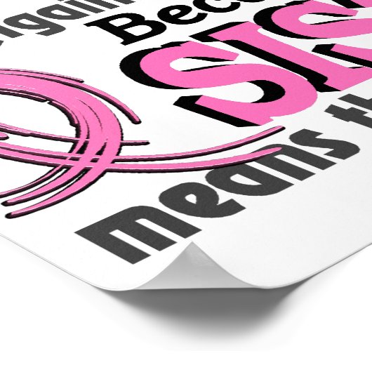 姉は私にとって乳がんという意味だ ポスター (角)