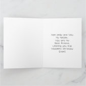 姉への大きなハッピーバースデー パーソナライズされた カード (内部)