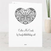 姉への大ハッピーバースデー | カラーリングページ カード (裏面)