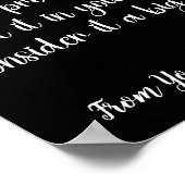 姉パーソナライズされた姉よ愛してる ポスター (角)