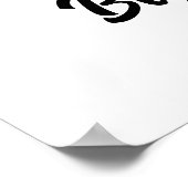 姉パーソナライズされた犬の写真 ポスター (角)