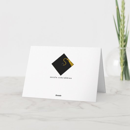 姉妹おもしろい卒業 カード (裏面)