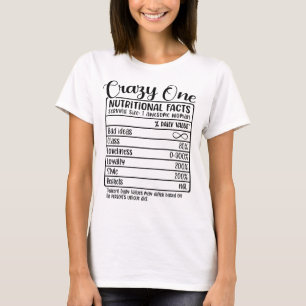 姉妹おもしろい旅行/一熱狂するつの栄養事実 Tシャツ