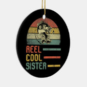 姉妹おもしろい漁女ママ母ママ父の日 セラミックオーナメント (右)