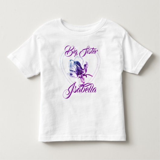 姉妹お揃い幼児Tシャツ トドラーTシャツ (正面)