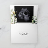 姉妹から叔母への発表スクリプト ユーカリ カード (内部)