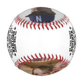 姉妹か兄最高の弟から弟へ写真 野球ボール (裏面)