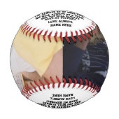 姉妹か兄最高の弟から弟へ写真 野球ボール (正面)