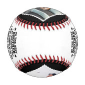 姉妹か兄最高の弟から弟へ写真 野球ボール (裏面)