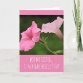 姉妹がんと重病を支える カード (正面)