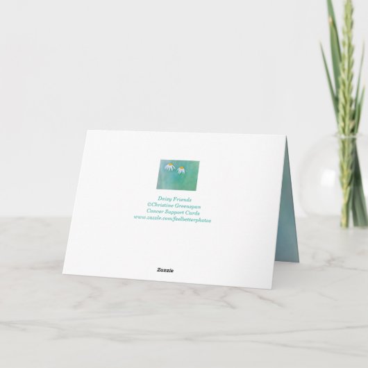 姉妹がん支援デイジー カード (裏面)