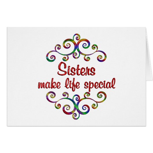 姉妹が人生を特別にする (正面横)