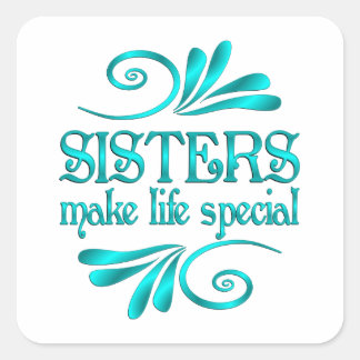 姉妹が人生を特別にする スクエアシール