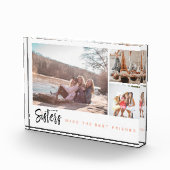 姉妹が友最高の人を三つの写真コラージュ フォトブロック (右)