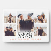 姉妹が友最高の人を写真白番 フォトプラーク (正面)