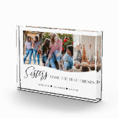 姉妹が友達を作最高のる3写真記念 フォトブロック (右)