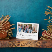 姉妹が友達を作最高のる3写真記念 フォトプラーク (側面)