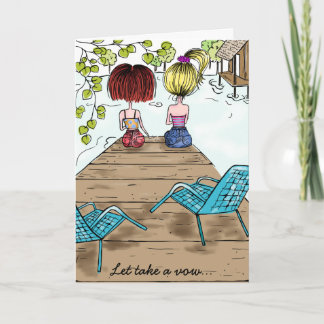 姉妹と友人 カード