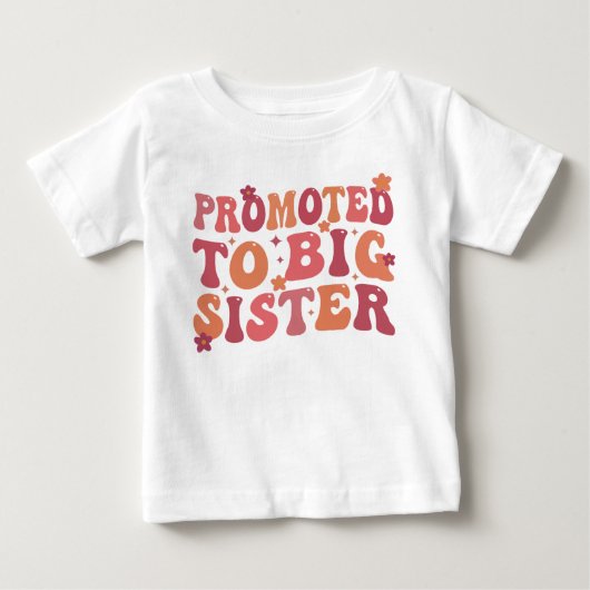 姉妹に昇格 グルービー秋 ベビーTシャツ (正面)