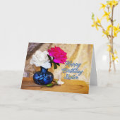 姉妹に、色彩の鮮やかなバラとのハッピーバースデー カード (黄色い花)