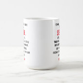 姉妹のためになら火の中もくぐる コーヒーマグカップ (中央)