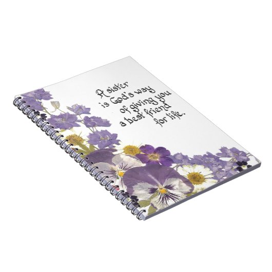 姉妹のためのギフト ノートブック (右側)