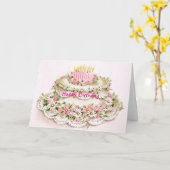 姉妹のためのバースデー・カード カード (黄色い花)