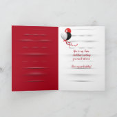 姉妹のための誕生日の縫いぐるみ人形 カード (内部)