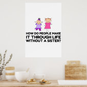 姉妹のない生活 ポスター (キッチン)