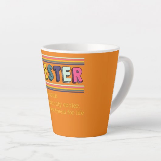 姉妹のみの定義のようなセスタークール定義 カフェラテマグ (右アングル)