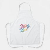 姉妹のような愛の力 エプロン (正面)