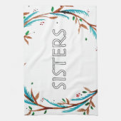 姉妹のギフト キッチンタオル (縦)